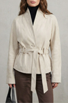 Lucienne – Cropped Double-Breasted Wool-Blend Jacket – Victoria Studio