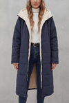 Cambria – Abrigo largo con forro polar – Victoria Studio