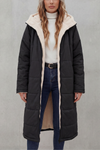 Cambria – Abrigo largo con forro polar – Victoria Studio