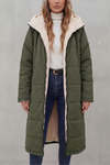 Cambria – Abrigo largo con forro polar – Victoria Studio