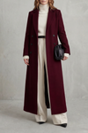 Valentina – Tailored Long Wool-Blend Coat – Victoria Studio