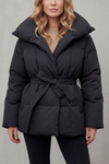 Valeria – Belted Oversized Puffer Coat – Victoria Studio