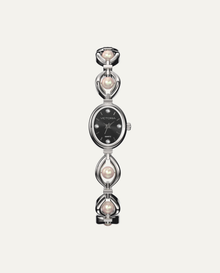 Silver Stainless Steel / Black Dial