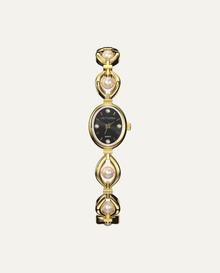 Gold Stainless Steel / Black Dial