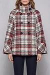 Rosalie – Heritage Check Cape Coat – Victoria Studio