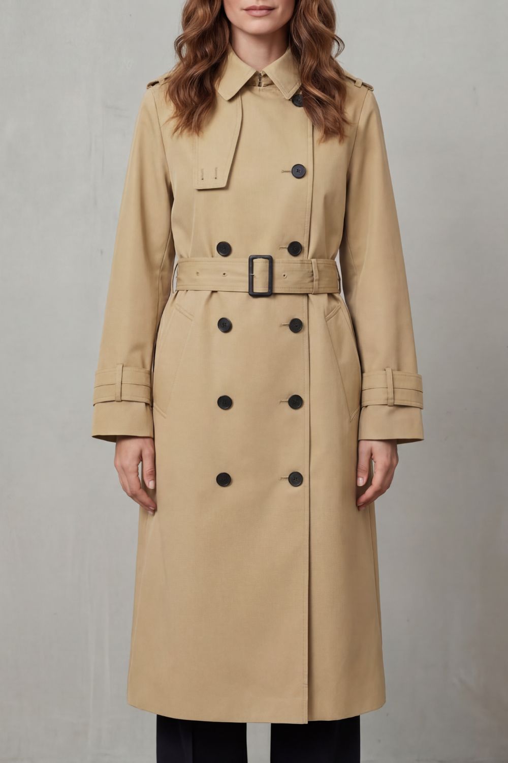 Sorella – Classic Double-Breasted Trench – Victoria Studio