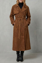Verona – Trench effet suédine – Victoria Studio