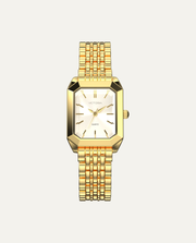 Gold Stainless Steel / White Dial