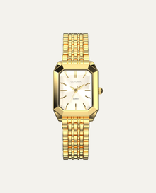 Gold Stainless Steel / White Dial