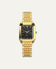 Gold Stainless Steel / Black Dial