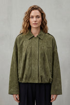 Solara – Blouson bomber effet suédine – Victoria Studio