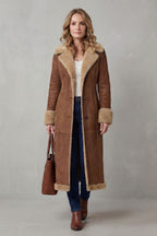 Sabina – Cappotto lungo invernale effetto montone – Victoria Studio