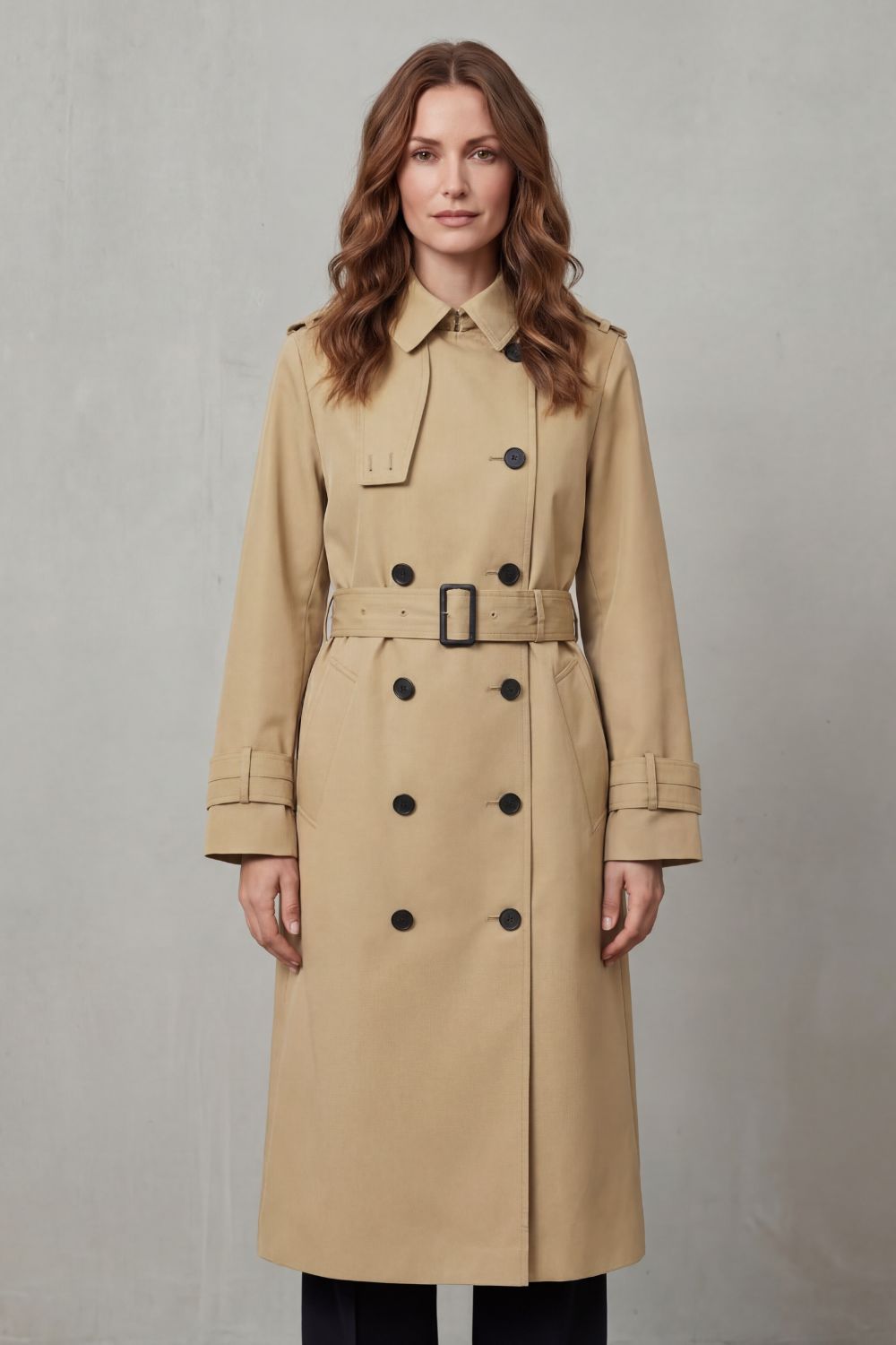 Sorella – Classic Double-Breasted Trench – Victoria Studio