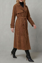 Verona – Trench effet suédine – Victoria Studio
