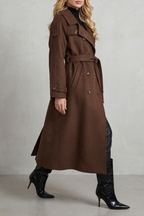 Adeline – Trench ample en mélange de laine – Victoria Studio