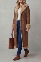 Sabina – Cappotto lungo invernale effetto montone – Victoria Studio