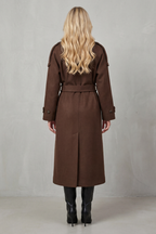 Adeline – Trench ample en mélange de laine – Victoria Studio