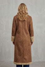 Sabina – Cappotto lungo invernale effetto montone – Victoria Studio