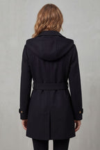 Solène – Tailored Hooded Trench Coat – Victoria Studio