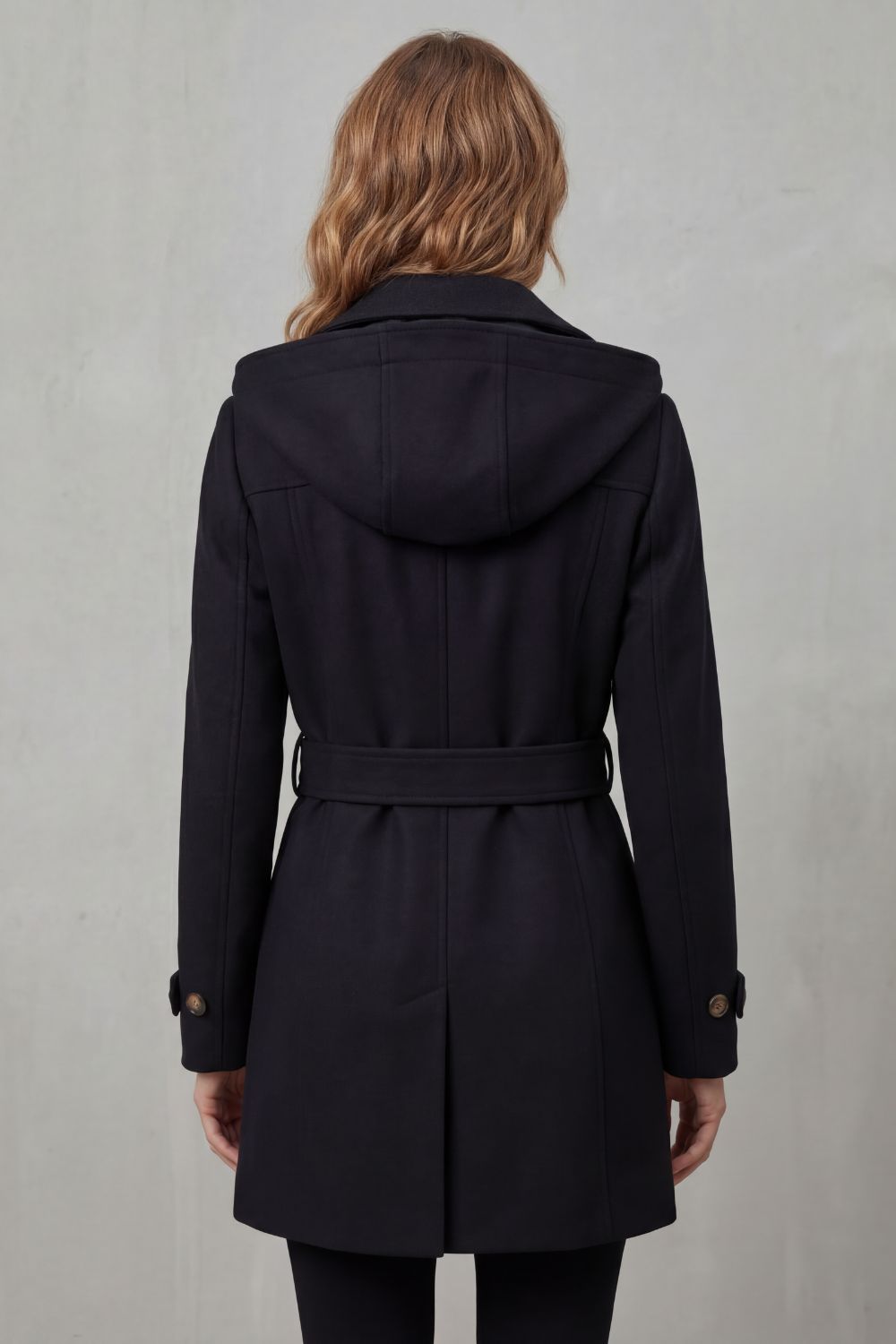 Solène – Tailored Hooded Trench Coat – Victoria Studio