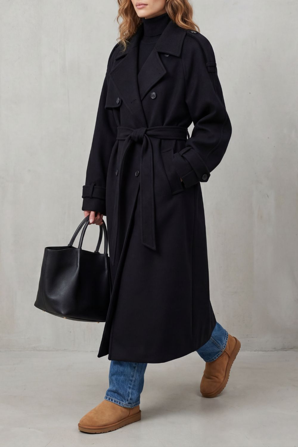Noémie – Trench oversize con cintura – Victoria Studio