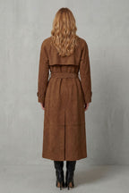 Verona – Trench effet suédine – Victoria Studio