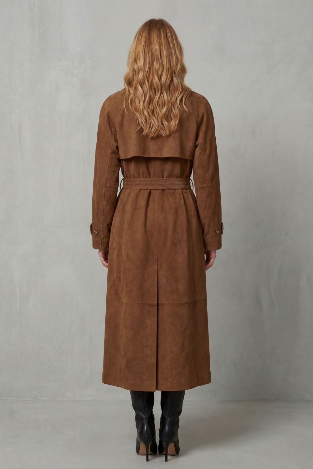 Verona – Trench effet suédine – Victoria Studio