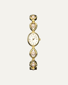 Gold Stainless Steel / White Dial