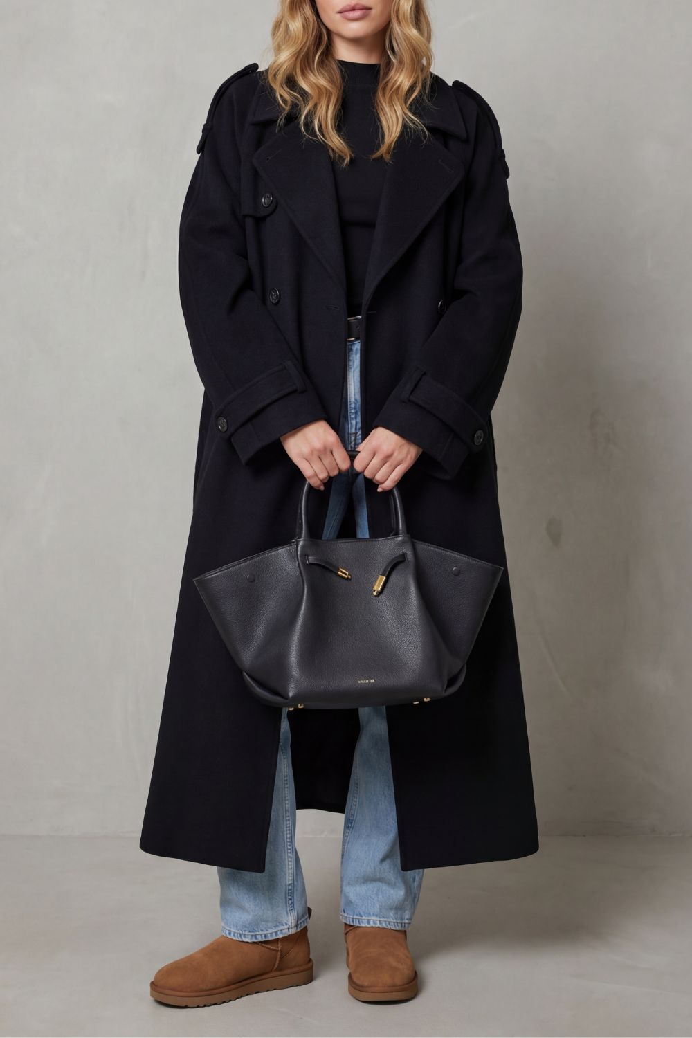 Noémie – Trench oversize con cintura – Victoria Studio