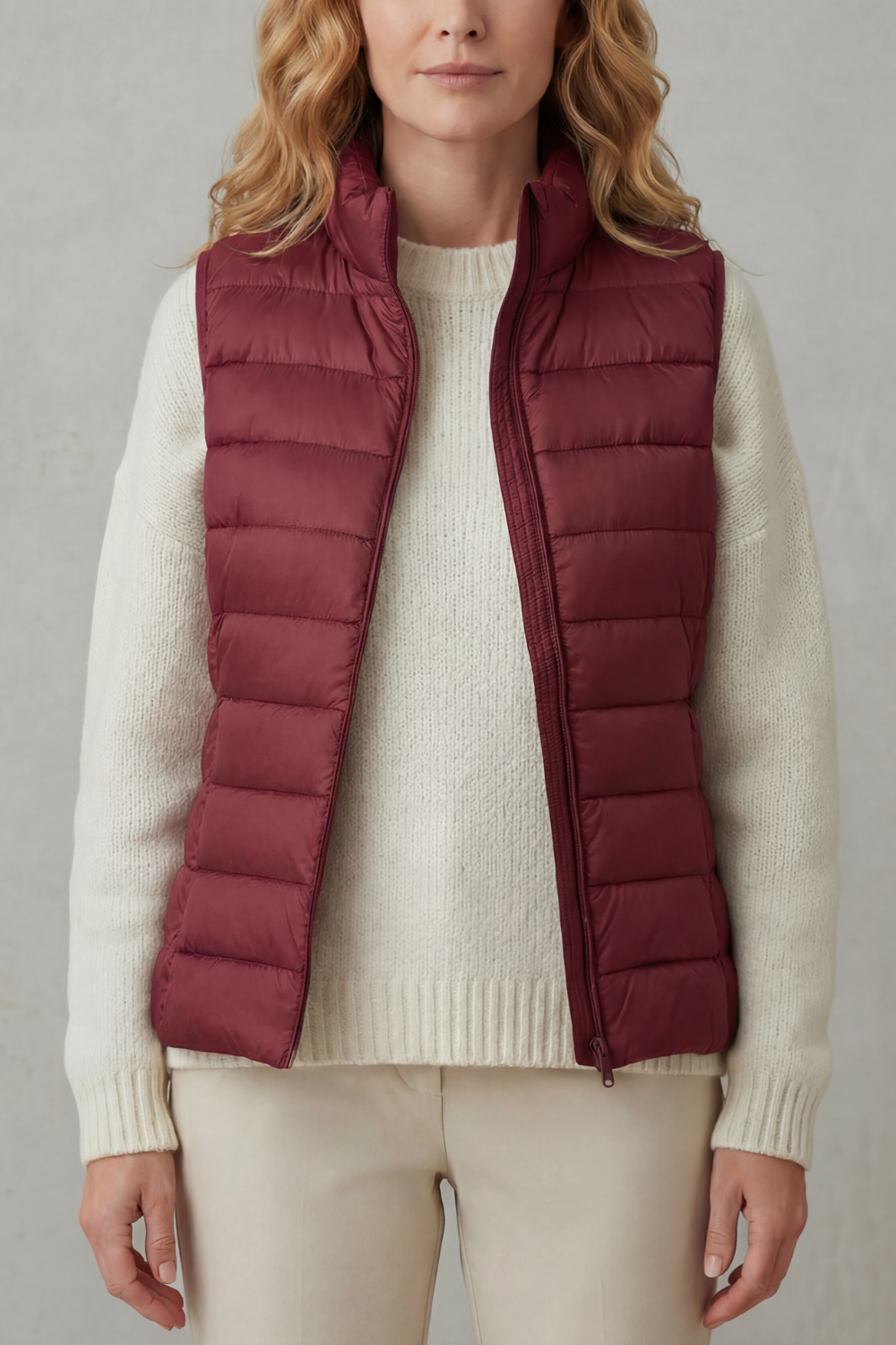 Belle – Chaleco acolchado ligero – Victoria Studio
