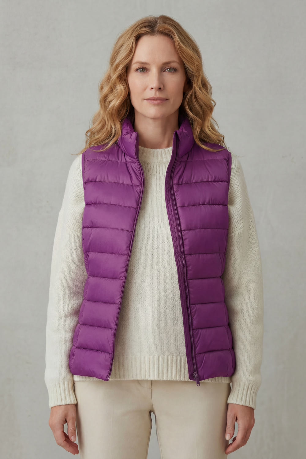 Belle – Chaleco acolchado ligero – Victoria Studio