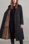 Célestine – Faux-Fur Lined Double-Breasted Trench – Victoria Studio