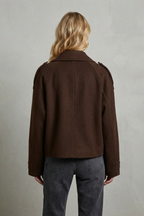 Anaïs – Chaqueta urbana corta de mezcla de lana – Victoria Studio