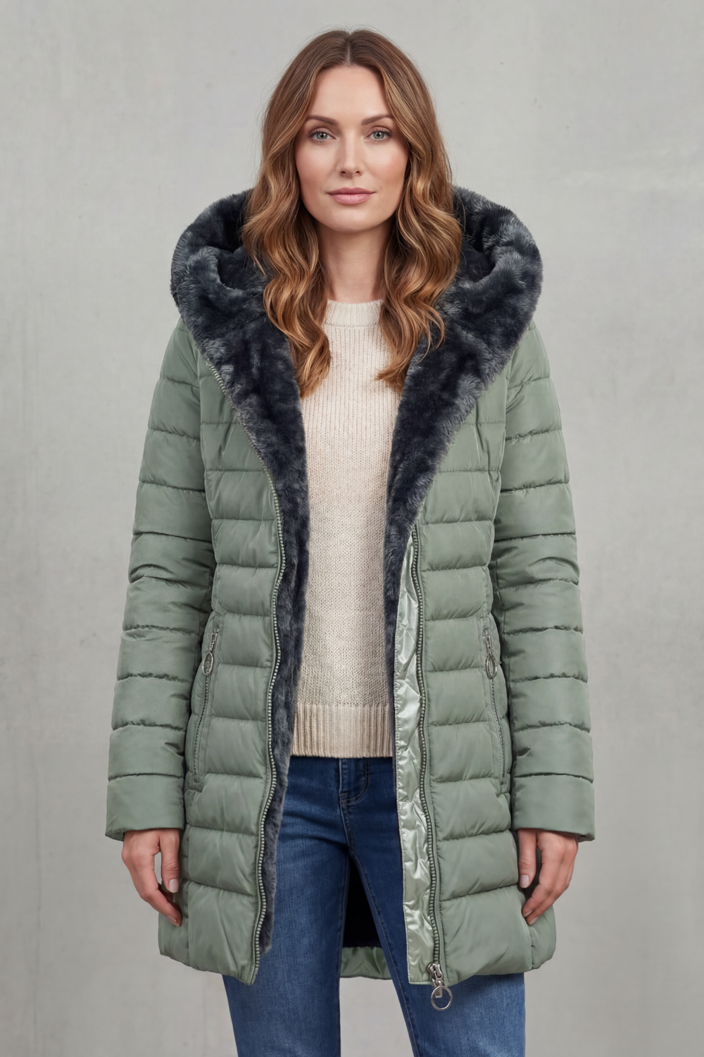 Eveline – Faux-Fur Lined Winter Parka – Victoria Studio
