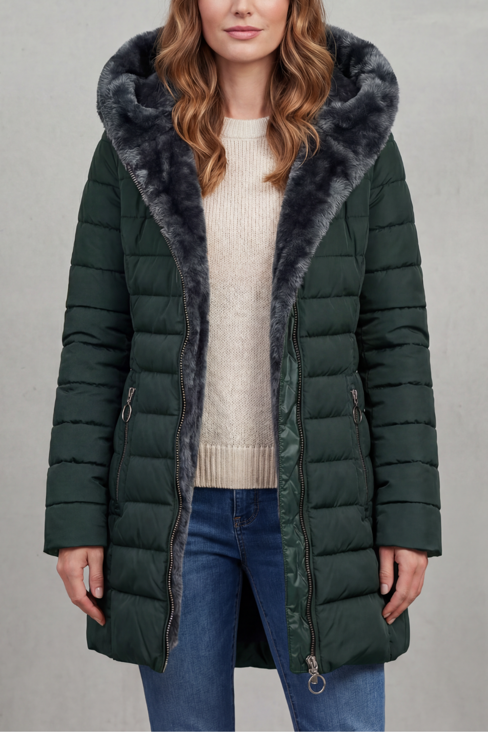 Eveline – Faux-Fur Lined Winter Parka – Victoria Studio
