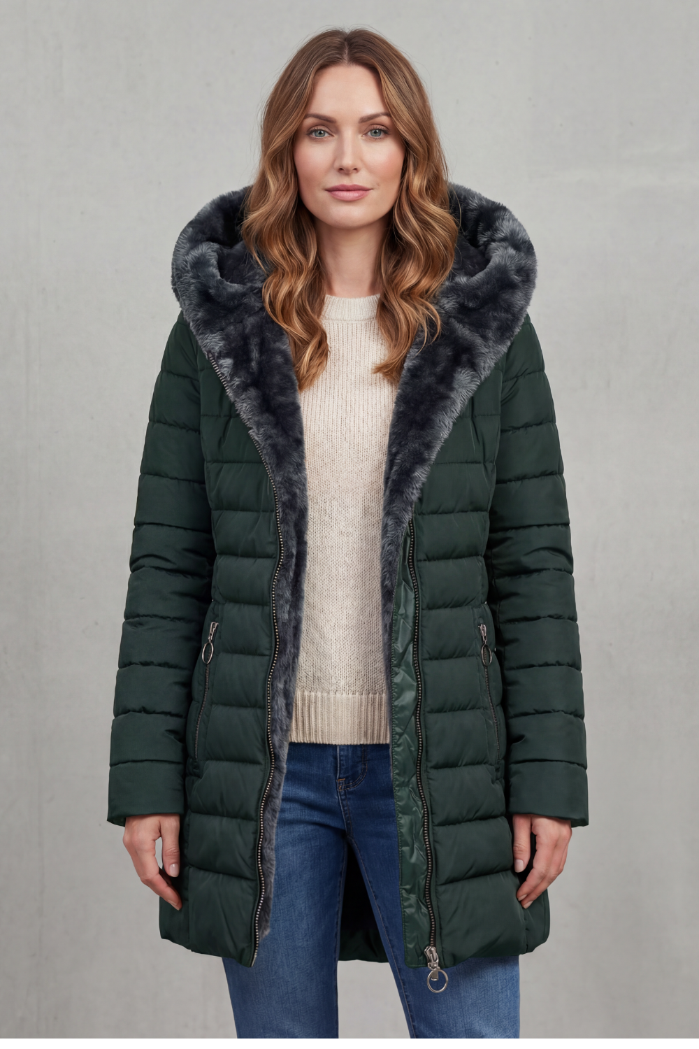 Eveline – Faux-Fur Lined Winter Parka – Victoria Studio