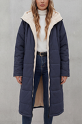 Cambria – Fleece-Lined Longline Coat – Victoria Studio