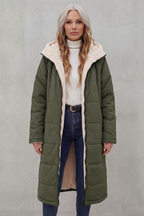 Cambria – Fleece-Lined Longline Coat – Victoria Studio