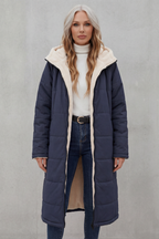 Cambria – Fleece-Lined Longline Coat – Victoria Studio