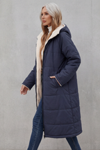 Cambria – Fleece-Lined Longline Coat – Victoria Studio