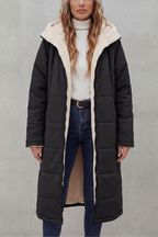 Cambria – Fleece-Lined Longline Coat – Victoria Studio