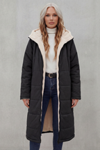 Cambria – Fleece-Lined Longline Coat – Victoria Studio
