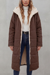 Cambria – Abrigo largo con forro polar – Victoria Studio