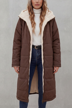 Cambria – Fleece-Lined Longline Coat – Victoria Studio