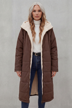 Cambria – Fleece-Lined Longline Coat – Victoria Studio