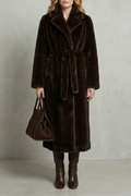 Isadora – Oversized Faux-Fur Long Coat – Victoria Studio