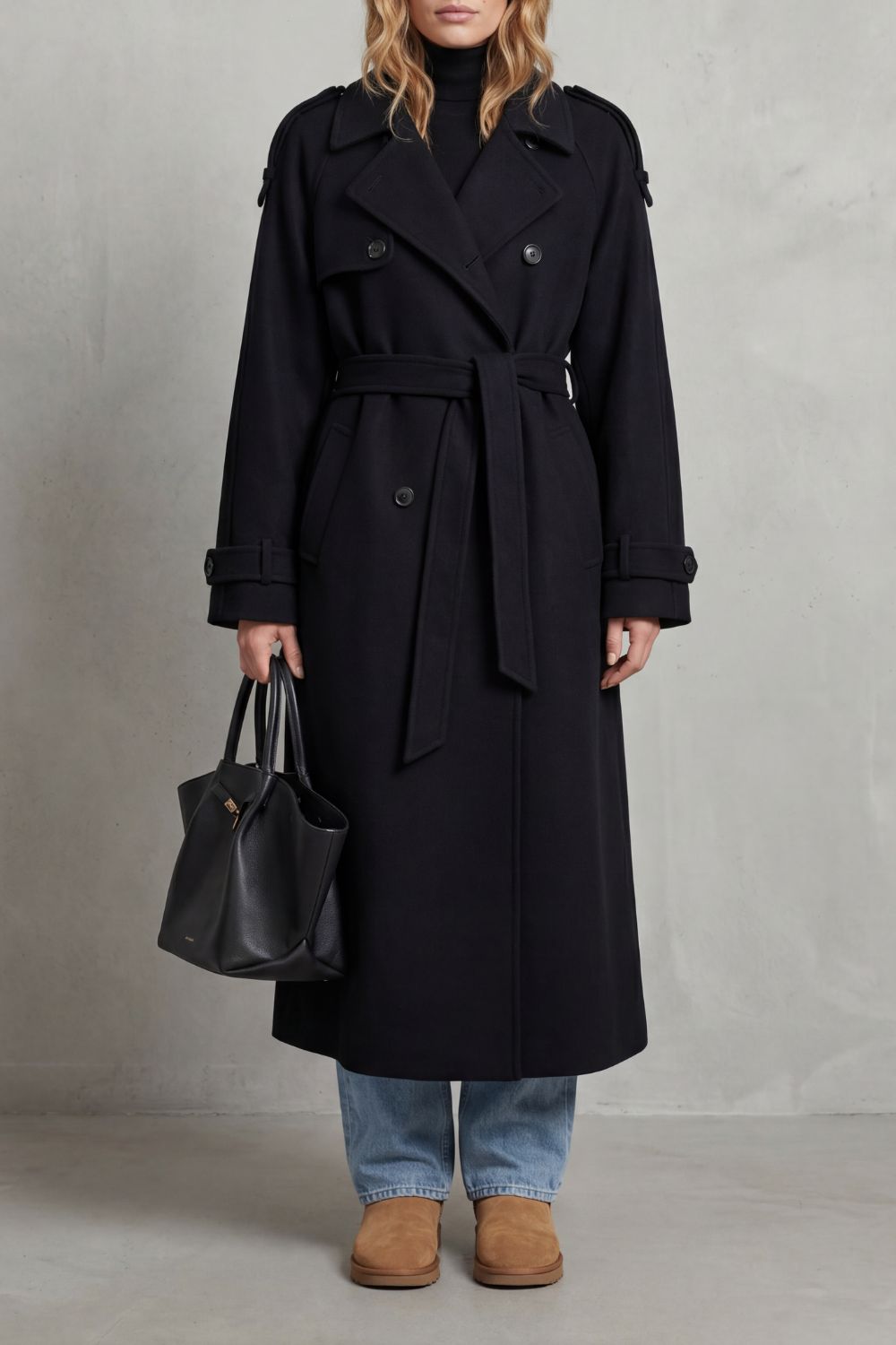 Noémie – Trench oversize ceinturé – Victoria Studio