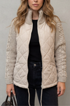 Noella – Chaqueta acolchada con detalles de punto – Victoria Studio