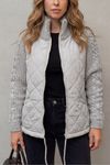 Noella – Chaqueta acolchada con detalles de punto – Victoria Studio