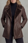 Romina – Chaqueta de polipiel con forro de borreguito – Victoria Studio
